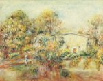 Pierre Auguste Renoir  - Bilder Gemälde - Landschaft bei Cagnes