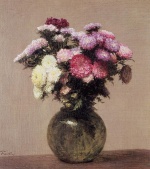 Henri Fantin Latour - Peintures - Marguerites