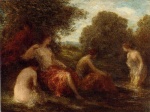 Henri Fantin Latour - Bilder Gemälde - Diana and her Handmaidens