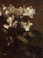 Henri Fantin Latour  - Peintures - Cyclamens