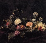 Henri Fantin Latour  - Bilder Gemälde - Blumen