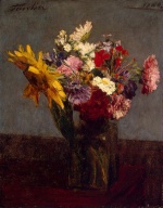 Henri Fantin Latour  - Bilder Gemälde - Flowers