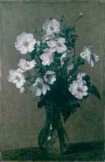 Henri Fantin Latour  - Bilder Gemälde - Japanese Anemones