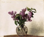 Henri Fantin Latour  - Peintures - Lilas