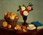 Henri Fantin Latour  - Peintures - Nature morte