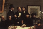 Henri Fantin Latour  - Bilder Gemälde - The Corner of the Table