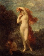 Henri Fantin Latour  - Bilder Gemälde - Venus and Cupid