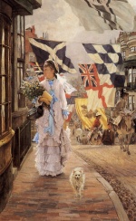 James Jacques Joseph Tissot - Bilder Gemälde - A Fete Day at Brighton