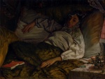 James Jacques Joseph Tissot  - paintings - A Reclining Lady