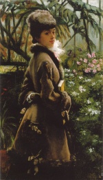 James Jacques Joseph Tissot - Bilder Gemälde - Dans la serre