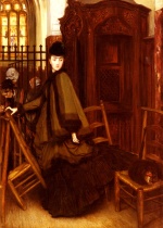 James Jacques Joseph Tissot  - paintings - Dans l Englise