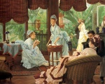 James Jacques Joseph Tissot  - paintings - In the Convervatory
