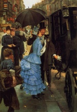 James Jacques Joseph Tissot  - Bilder Gemälde - The Bridesmaid