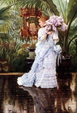 James Jacques Joseph Tissot  - paintings - The Bunch of Lilacs