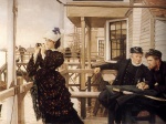 James Jacques Joseph Tissot  - Bilder Gemälde - The Captains Daughter