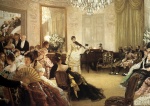 James Jacques Joseph Tissot  - Bilder Gemälde - The Concert