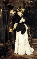 James Jacques Joseph Tissot  - paintings - The Farewell