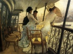 James Jacques Joseph Tissot  - Bilder Gemälde - The Gallery of Calcutta