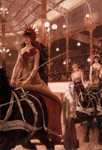 James Jacques Joseph Tissot  - Bilder Gemälde - The Ladies of the Cars