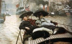James Jacques Joseph Tissot  - Bilder Gemälde - The Thames