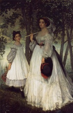 James Jacques Joseph Tissot  - Bilder Gemälde - The Two Sisters