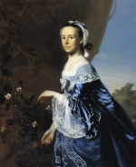 John Singleton Copley  - Peintures - Mme James Warren Mercy Otis