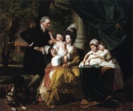 John Singleton Copley  - Peintures - Sir William Pepperrell et famille