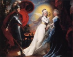 John Singleton Copley  - Bilder Gemälde - The Red Cross Knight