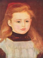 Pierre Auguste Renoir  - Bilder Gemälde - Portrait der Lucie Berard