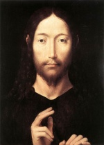 Hans Memling - Bilder Gemälde - Christ Giving his Blessing
