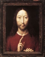 Hans Memling - paintings - Christ Giving his Blessing