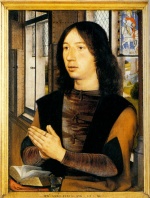 Hans Memling - paintings - Diptych of Martin Van Niewenhove II