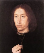 Hans Memling - Bilder Gemälde - Portrait eines Mannes