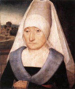 Hans Memling - Peintures - Portrait d'une vieille femme