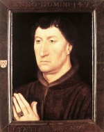 Hans Memling - Bilder Gemälde - Portrait of Gilles Joye