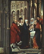 Hans Memling - Bilder Gemälde - The Presentation in the Temple