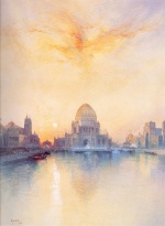 Thomas Moran - Peintures - Chicago 