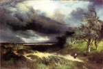 Thomas Moran - Bilder Gemälde - East Hampton Long Island Sand