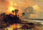 Thomas Moran  - Bilder Gemälde - Fort George Island