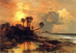 Thomas Moran  - Peintures - Fort de George Island