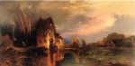 Thomas Moran  - Bilder Gemälde - Haunted House