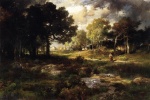 Thomas  Moran  - Peintures - Paysage romantique