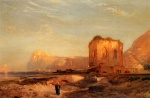 Thomas Moran  - Bilder Gemälde - Temple of Venus Castle of Baiae