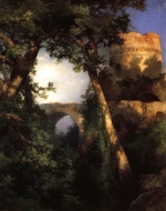 Thomas Moran  - Bilder Gemälde - Two Owls