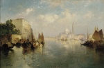 Thomas  Moran  - Peintures - Venise