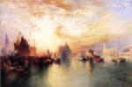 Thomas  Moran  - paintings - Venice from near San Giorgio