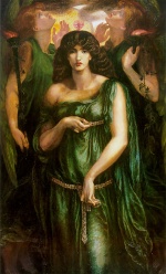 Dante Gabriel Rossetti - Bilder Gemälde - Astarte Syriaca