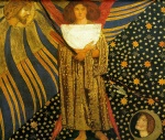 Dante Gabriel Rossetti - Bilder Gemälde - Dantis Amore