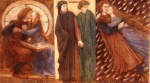Dante Gabriel Rossetti  - Peintures - Paolo et Francesca