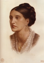 Dante Gabriel Rossetti  - Peintures - Portrait de Mme Georgina Fernandez